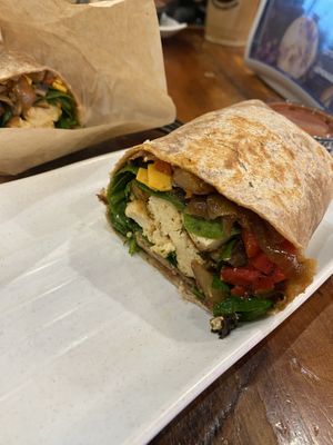 Breakfast burrito   at Pressed Cafe in Burlington