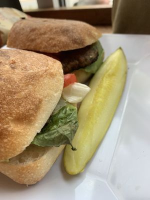 Vegan Middle East sandwich  at Pressed Cafe in Burlington