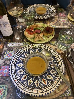 Lebanese antipasto  at Fairouz in Milan