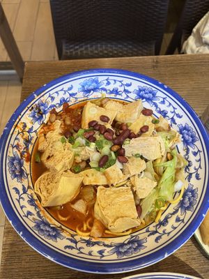 Tofu hot pot spice level 5   at Chilli Daddy in Bristol