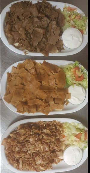 Vöner iskender. at Jyvaskylan Kebab in Jyvaskyla