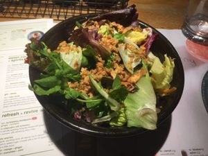 Raw salad at Wagamama - Sunset Walk in Milton Keynes