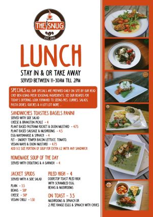 Lunch 
 at The Snug in Atherton