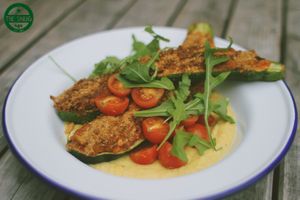 Stuffed courgette  at The Snug in Atherton