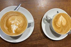 Coffee with milk alternatives  at The Snug in Atherton