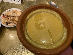 Soup of the day (lentil)  at Comptoir Libanais in Birmingham