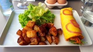 Omelette Virdis Vegan at Omelette Delice in La Rochelle
