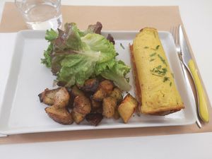 Vegan foresta at Omelette Delice in La Rochelle