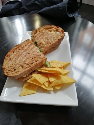 Sandwich at Prana Cafe in Leicester