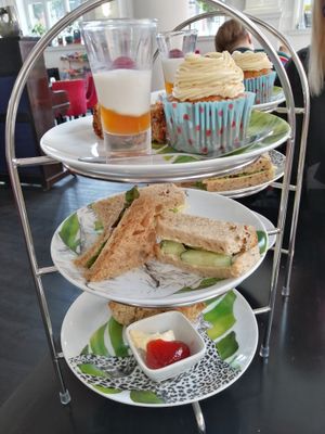 Afternoon tea (pre-booking required) at Prana Cafe in Leicester