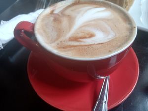 Coffee at Prana Cafe in Leicester