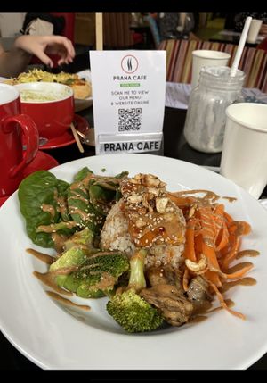   at Prana Cafe in Leicester