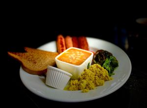 Full Vegan Breakfast with Toast £9.50  at Prana Cafe in Leicester