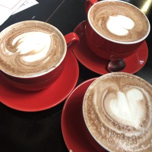 Hot chocolate   at Prana Cafe in Leicester