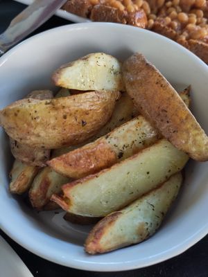 Wedges at Prana Cafe in Leicester