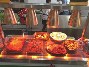 vegan hot food, from facebook page at Prana Cafe in Leicester