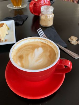 Lovely coffee. Very helpful staff x at Prana Cafe in Leicester