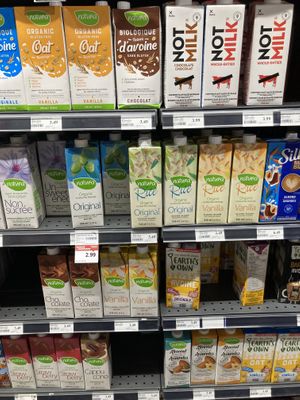 Plant milk  at Rachelle Bery - Rachel Est in Montreal