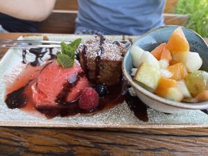 Dessert  at Hans im Glück in Bonn