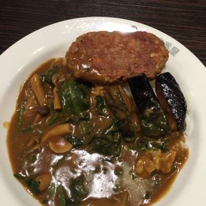 Soy meat hamburger topping  at Coco Ichibanya - Sumiyoshicho in Tokyo