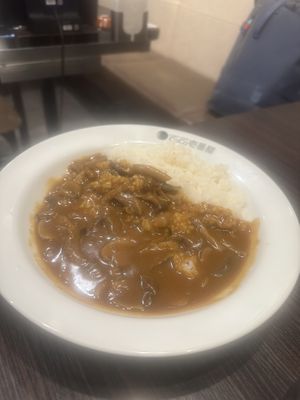 Mushroom curry  at Coco Ichibanya - Sumiyoshicho in Tokyo