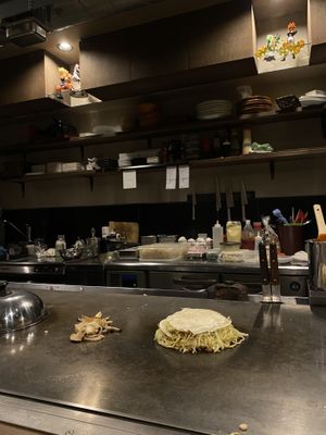 the kitchen   at Kamehameha - かめはめは in Kyoto