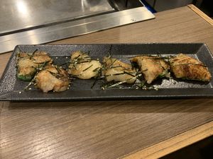 Dumplings made from rice flour  at Kamehameha - かめはめは in Kyoto