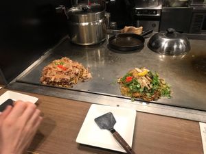 Veggie on the right!  at Kamehameha - かめはめは in Kyoto