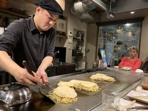 In action.. at Kamehameha - かめはめは in Kyoto