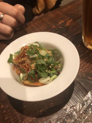 Kimchi starter  at Kamehameha - かめはめは in Kyoto