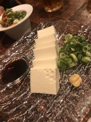 Tofu starter  at Kamehameha - かめはめは in Kyoto