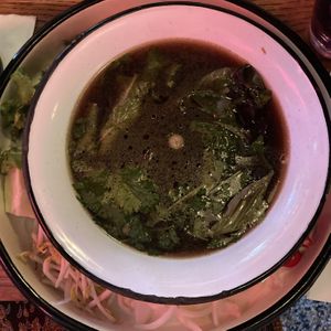 Vegan Pho at Ca Phe Hanoi in Tel Aviv