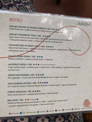   at Swasti Beloved Cafe in Ubud