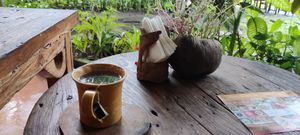 Green tea at Swasti Beloved Cafe in Ubud