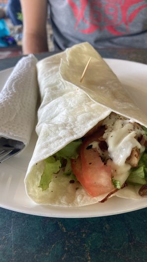 Asia wrap!  at Indiana vegan Cafe & Yoga in Langkawi