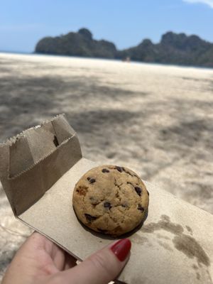 Vegan cookie  at Indiana vegan Cafe & Yoga in Langkawi