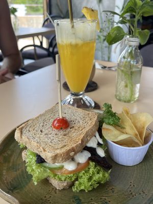   at Indiana vegan Cafe & Yoga in Langkawi