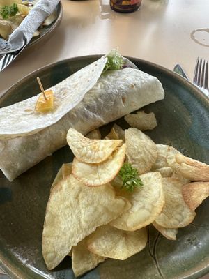 Tempeh Wrap  at Indiana vegan Cafe & Yoga in Langkawi