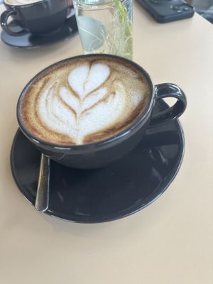 Latte mit Hafermilch  at Indiana vegan Cafe & Yoga in Langkawi