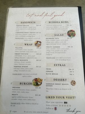   at Indiana vegan Cafe & Yoga in Langkawi