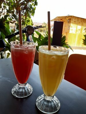 Fruit Juice at Indiana vegan Cafe & Yoga in Langkawi
