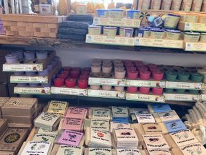 Candles and soaps at Nature's Oasis in Lakewood