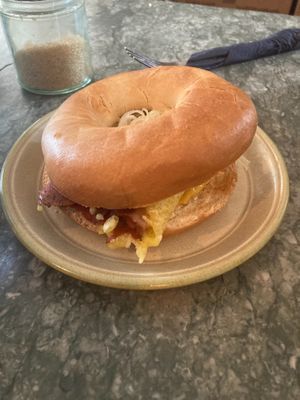 Vegan new yorker at Nowhere Man in Brighton