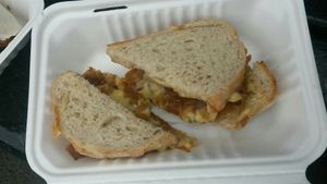 Drunken cheese toastie at LS6 in Leeds