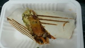 Breakfast burrito at LS6 in Leeds