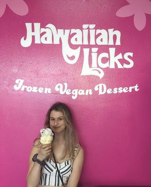Decadent ice cream at Hawaiian Licks in Hilo