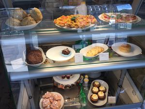 Interior display cabinet  at Moments Cafe in Barnard Castle