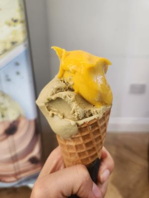 mango / pistachio at Swoon Gelato in Bristol