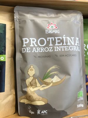 Rice protein at Bomercado in Lisbon