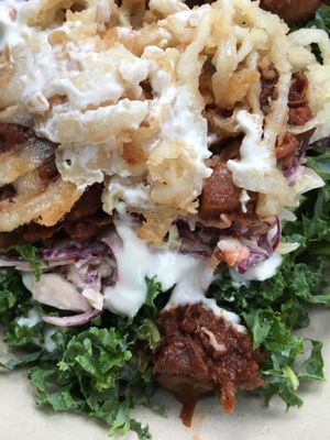 BBQ jackfruit at Pianta in Washington